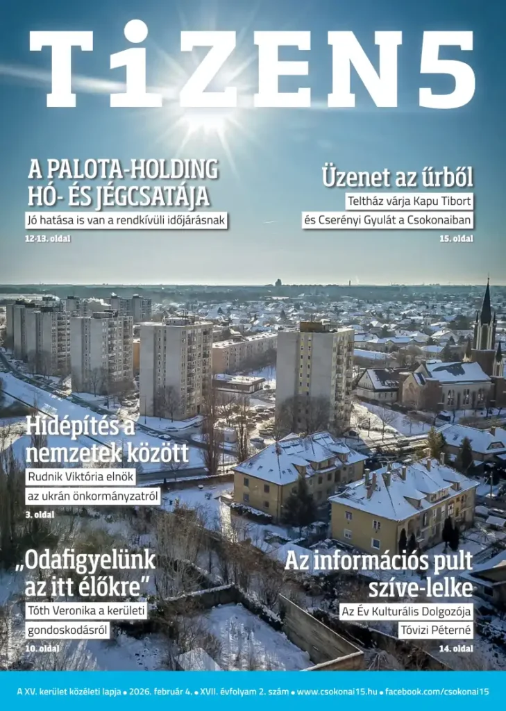 Tizen5 újság 2026 februári számának címlapja
